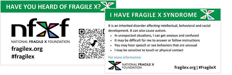 i-have-fxs-awareness-card I have Fragile X syndrome awareness card.